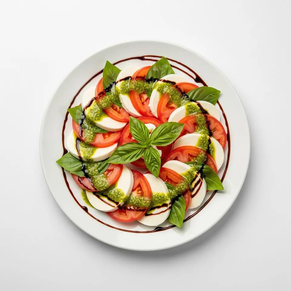 Salade Tomate Mozzarella Pesto