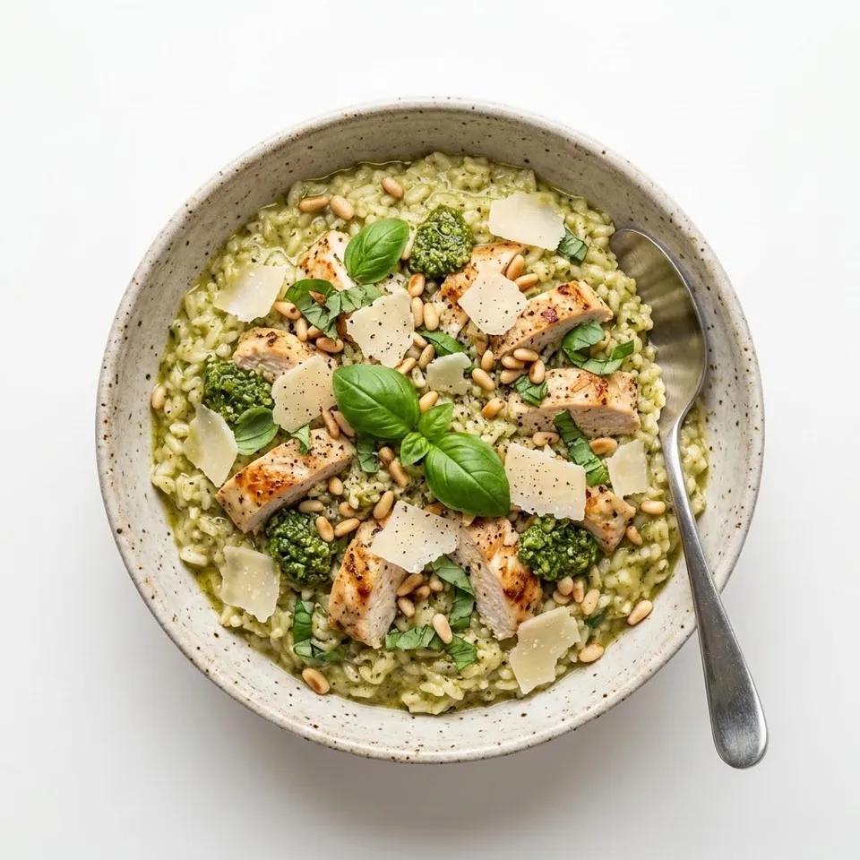 Risotto Poulet Pesto