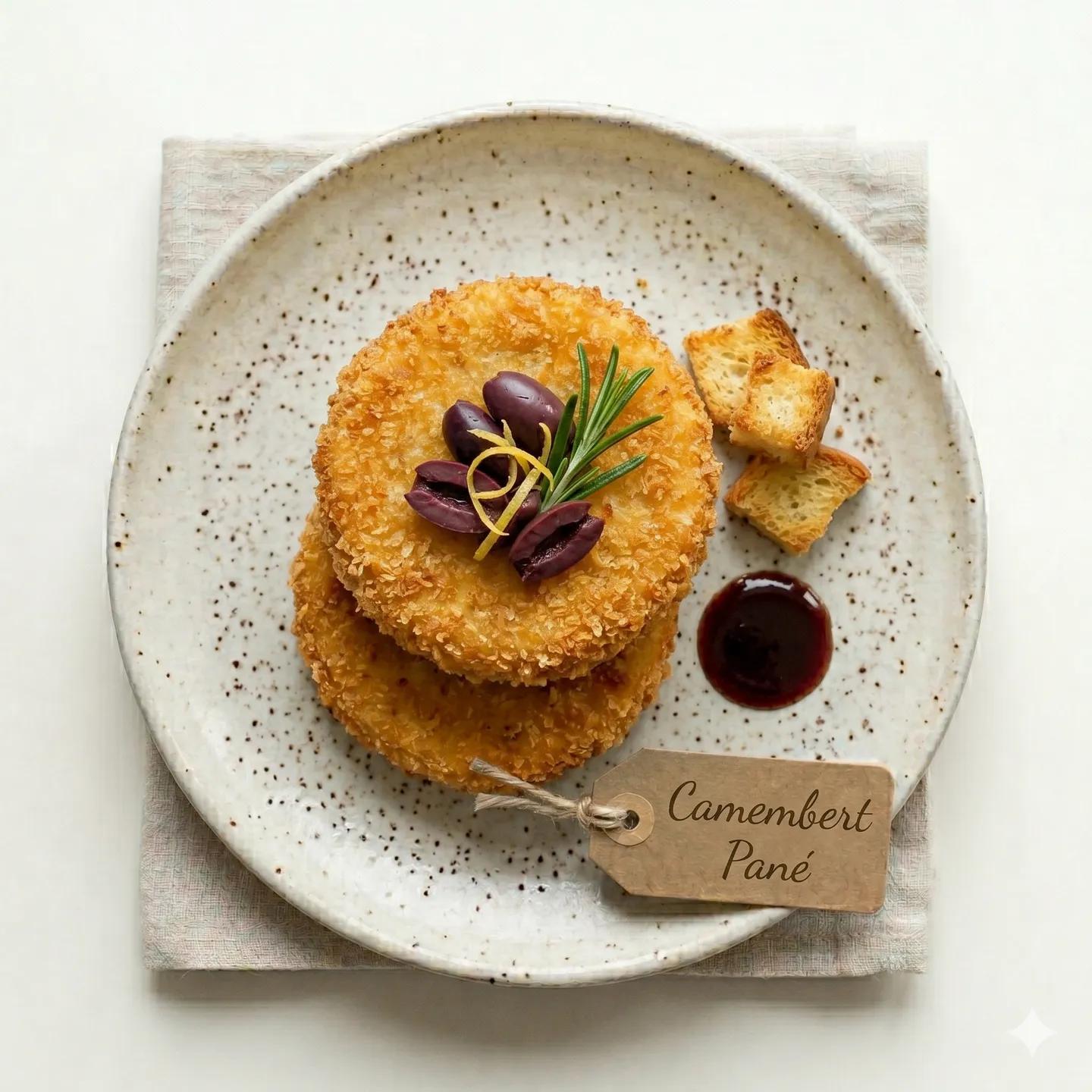 Galette De Camembert Pané Au Miel