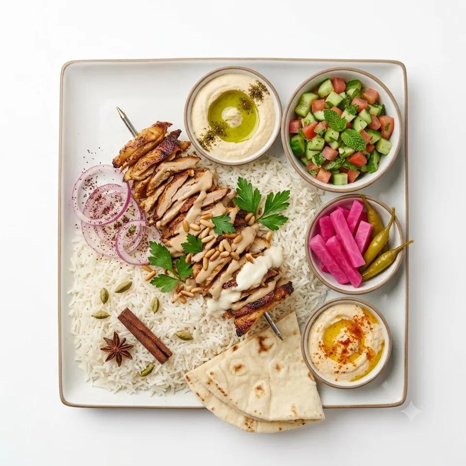 Plat Chawarma Arabe