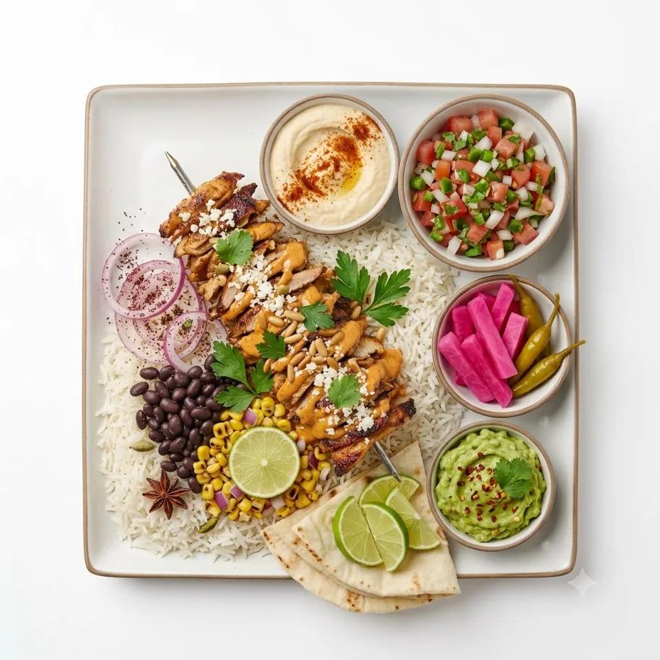Plat Chawarma Mexicain