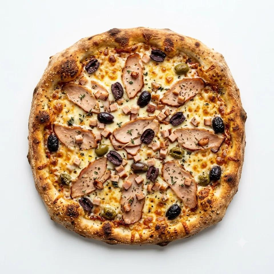 Pizza Boisée Dinde fumée L