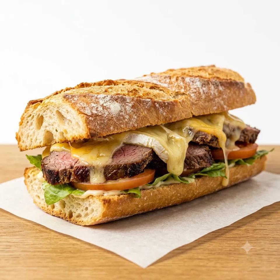 Sandwiche viande 3 fromages