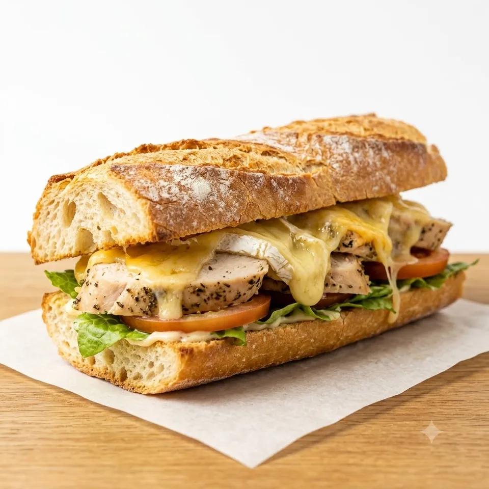 Sandwiche poulet 3 fromages