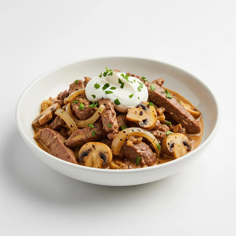 Boeuf Stroganoff