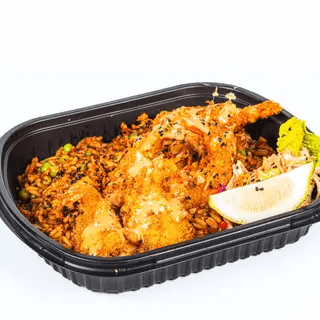 Fried rice chicken