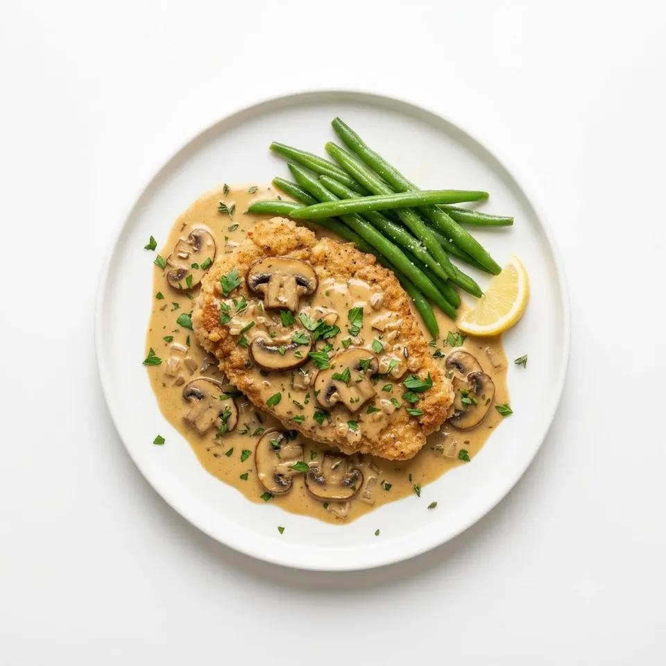Plat Escalope Champignons