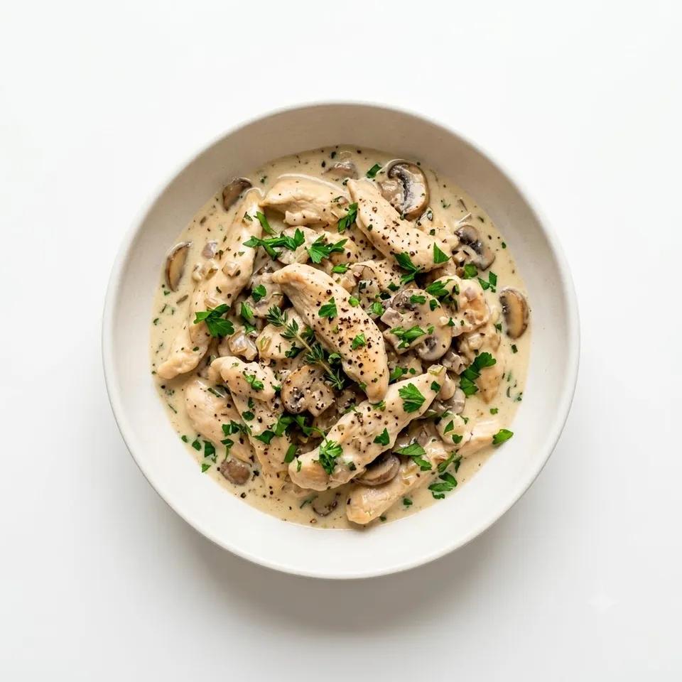 Plat de Poulet Émincé