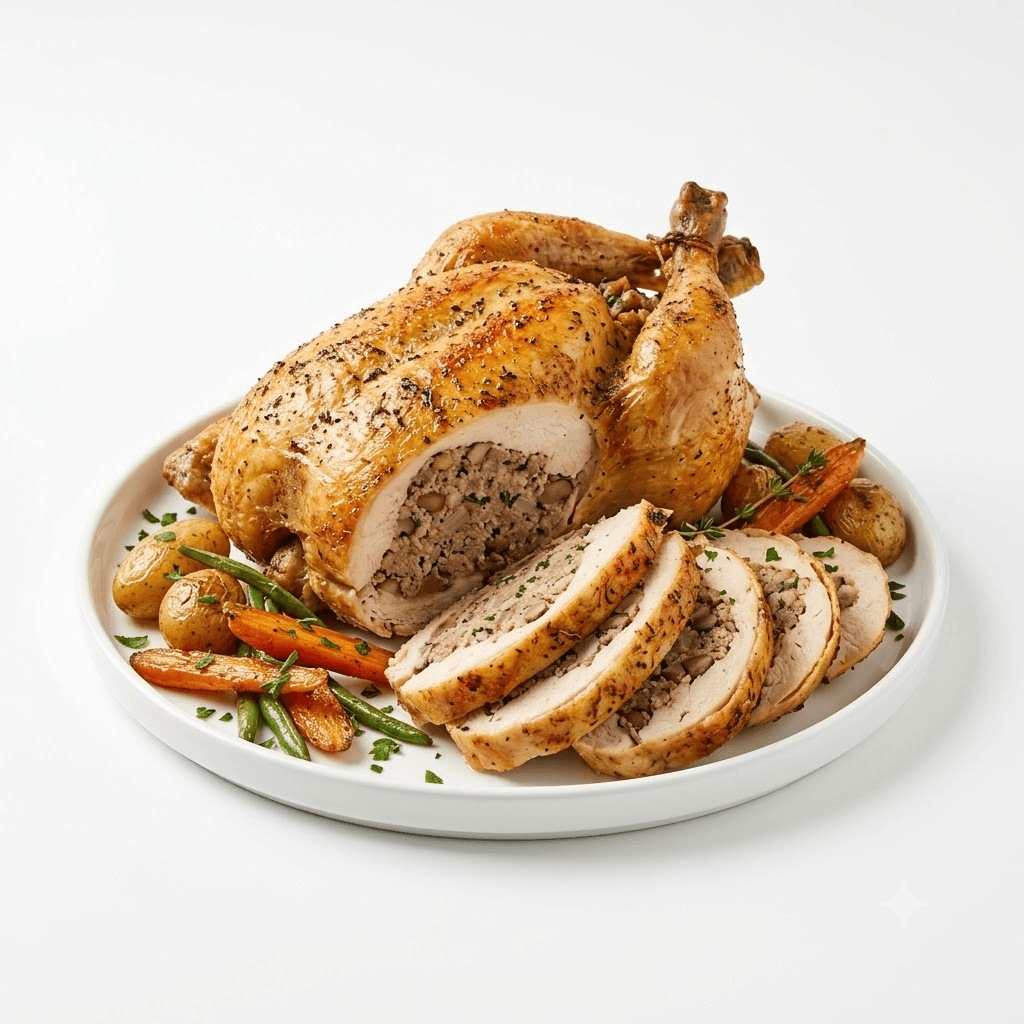 Plat Poulet Farci