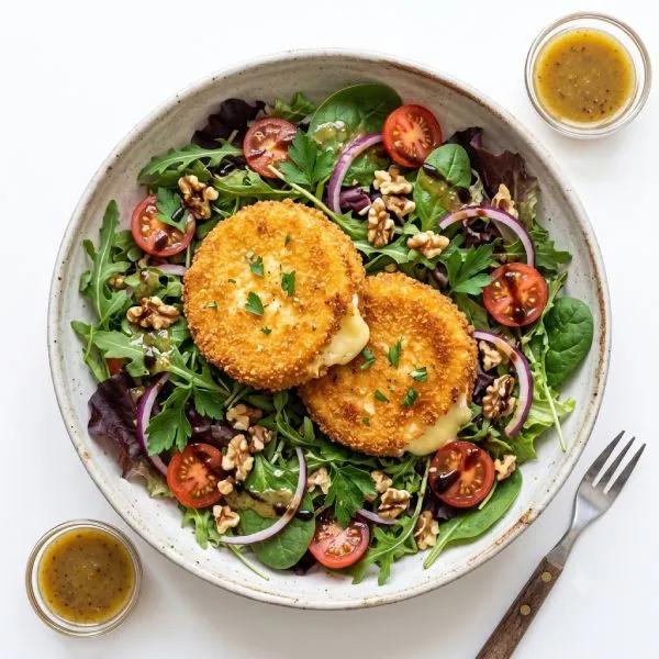 Salade Camembert Pané