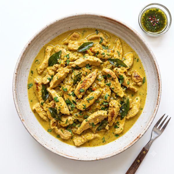 Emincé de Poulet Sauce Curry