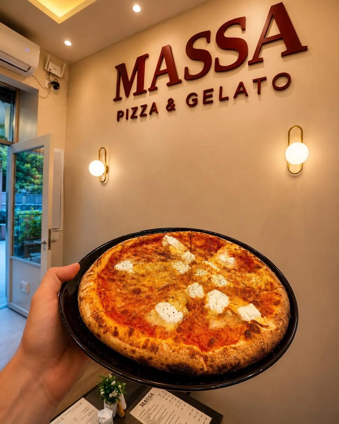 Pizza 4 Fromages Massa