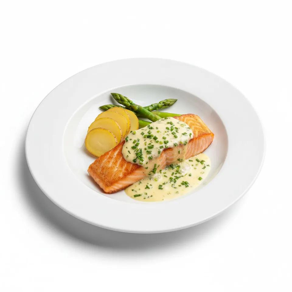 Plat Saumon à la Crème