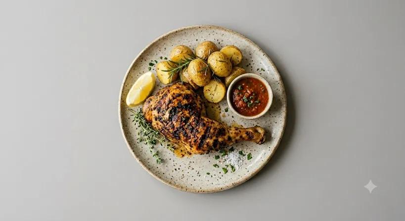 Cuisse de poulet mariné Grillé