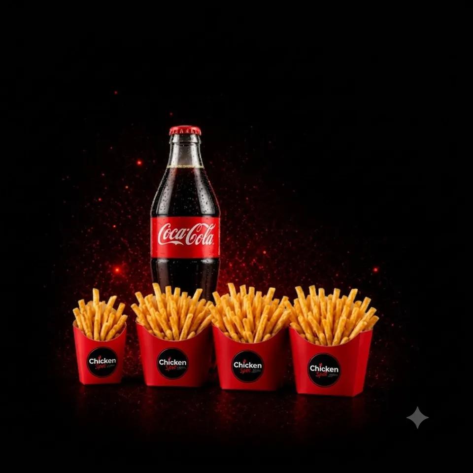 Formule 4 Frites + Soda 1L
