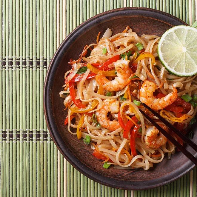 Nouilles Crevettes