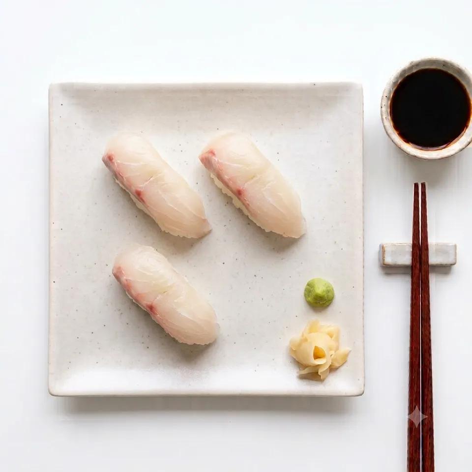Sushis Nigiri  Daurade