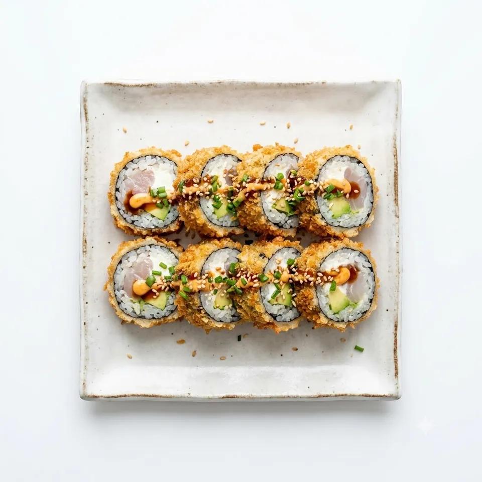 Sushis Crispy Rolls  Daurade Avocat Fromage