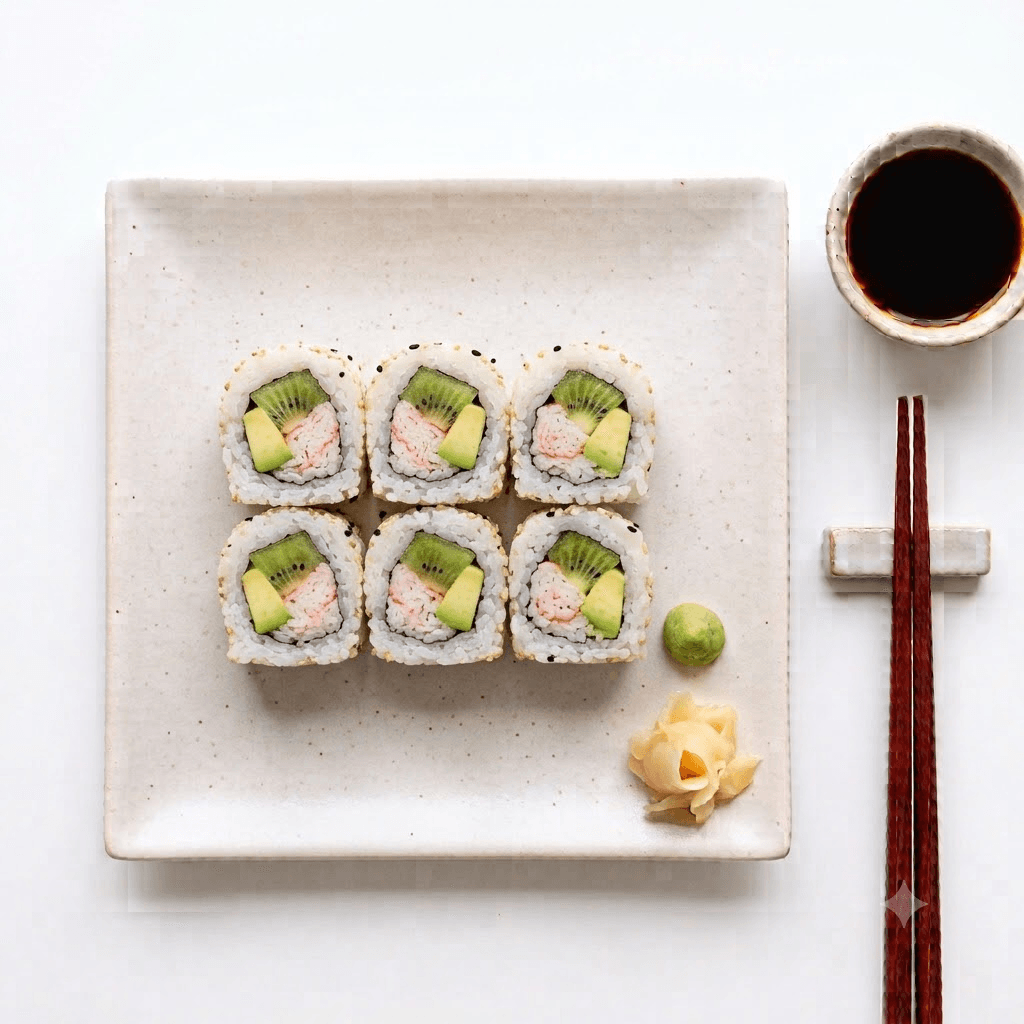 Sweet Sushi Surimi Avocat Kiwi