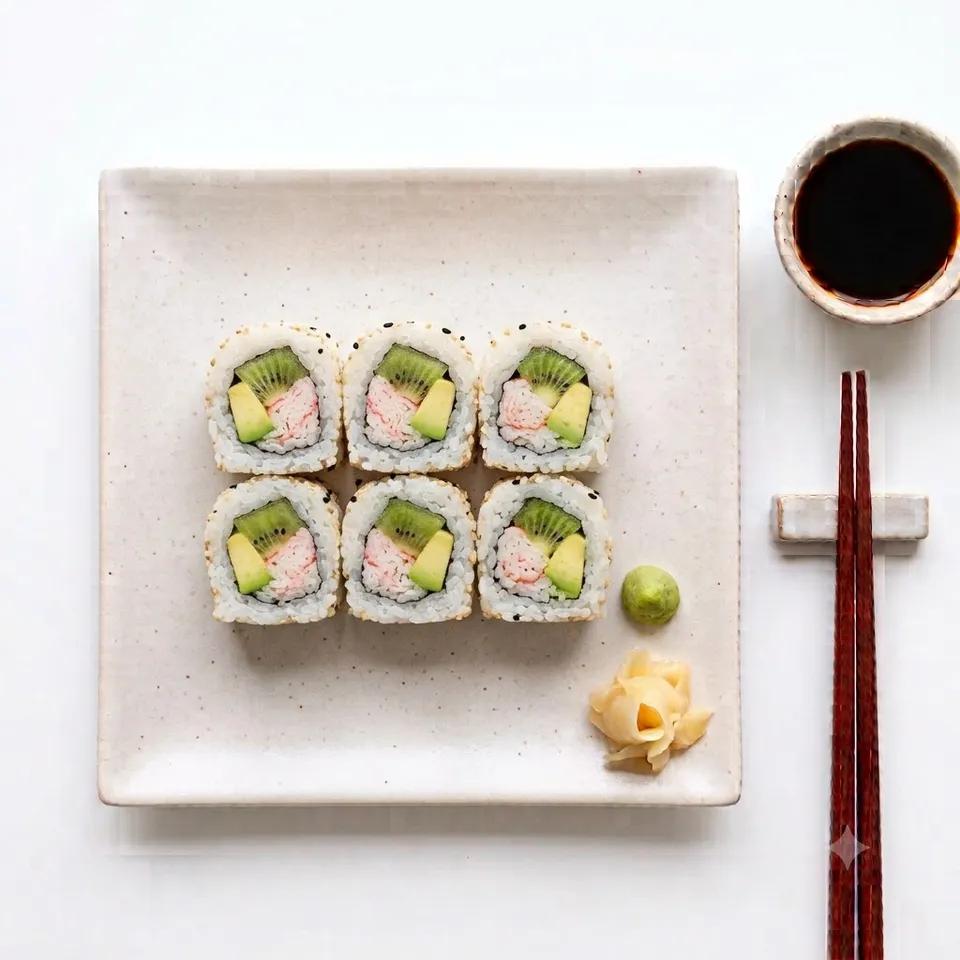 Sweet Sushi Surimi Avocat Kiwi