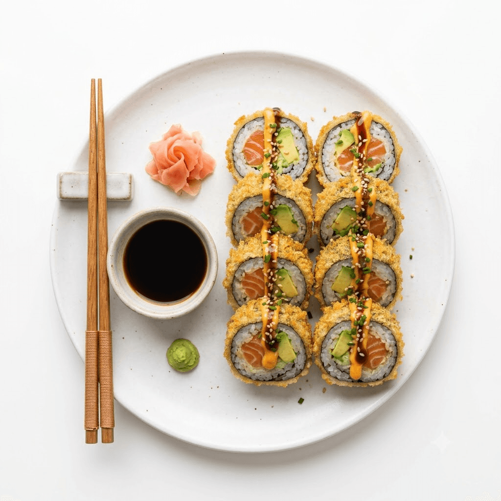 Sushis Crispy Rolls  Saumon Avocat