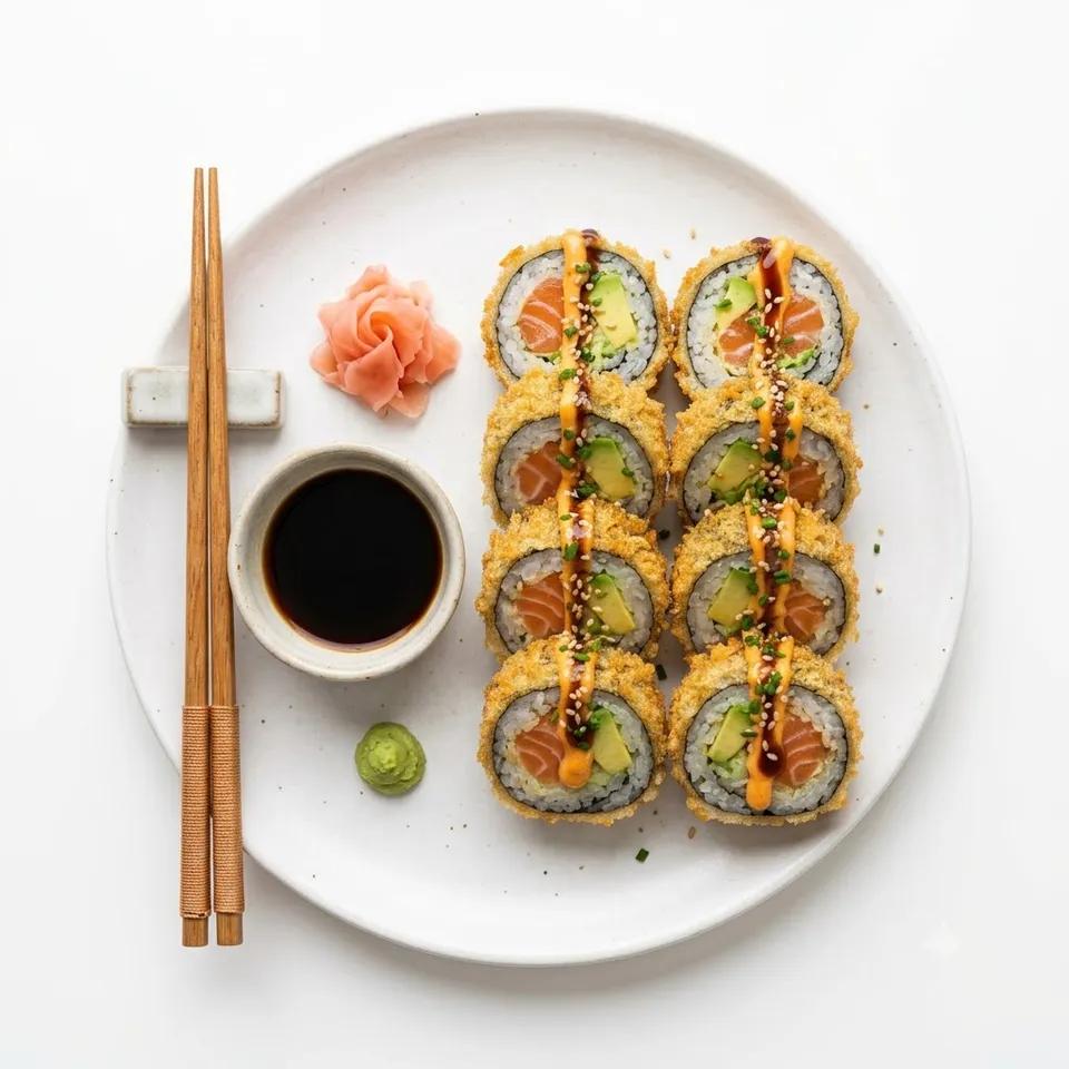 Sushis Crispy Rolls  Saumon Avocat