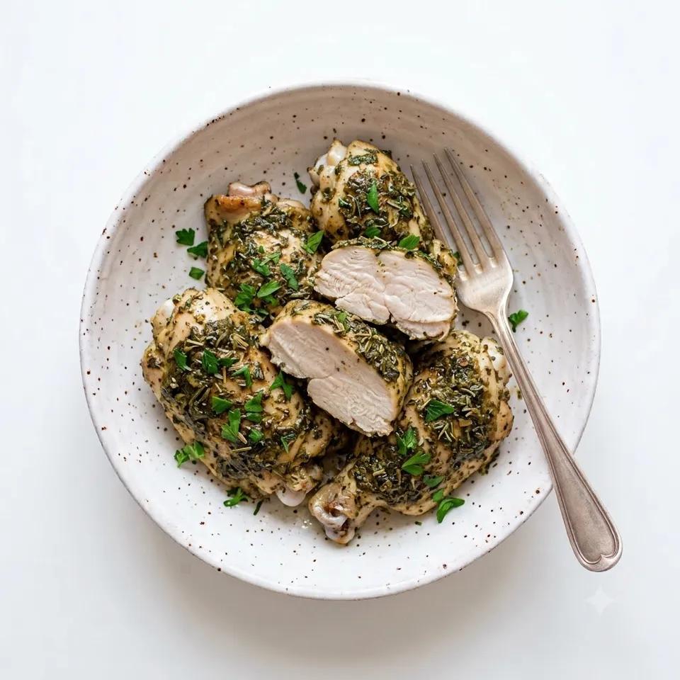 Cuisse De Poulet Mariné Aux Herbes