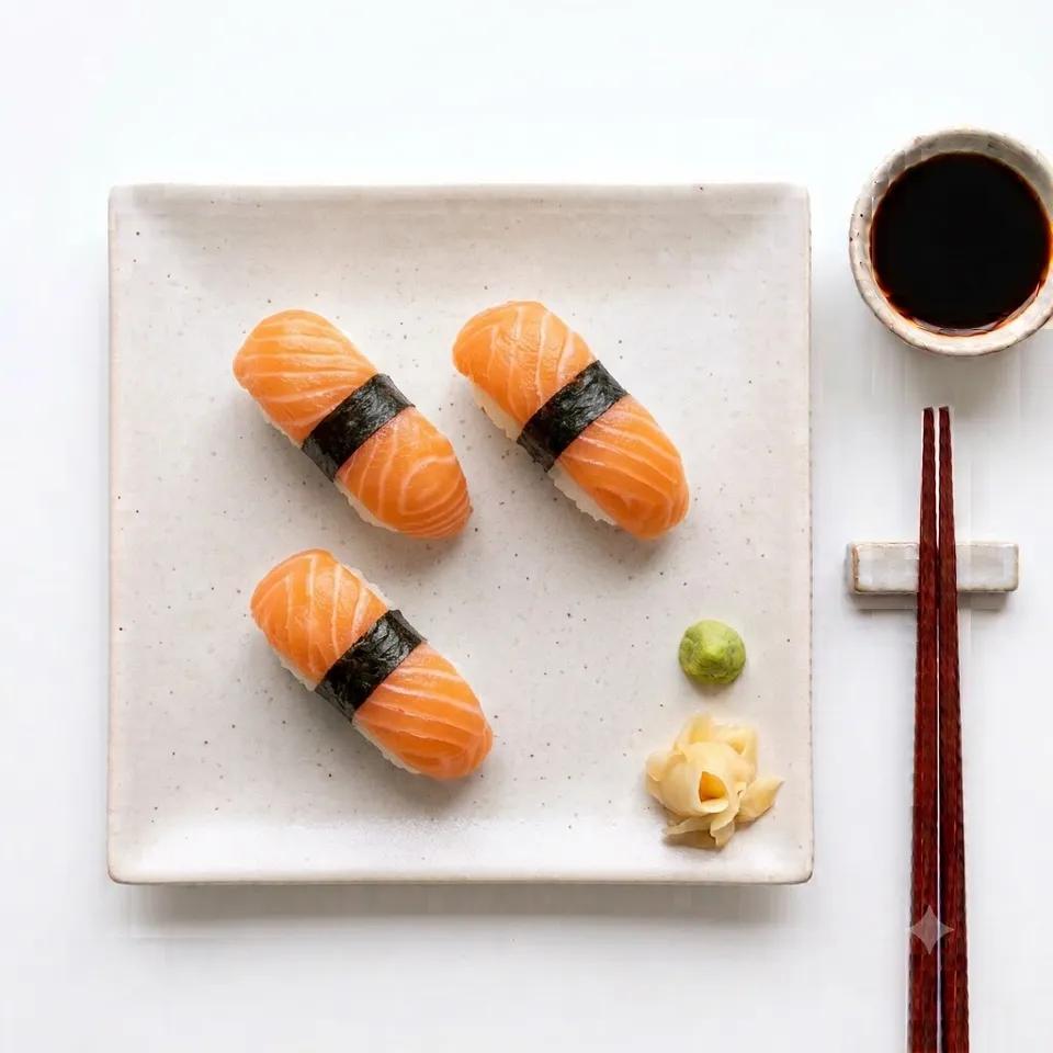 Sushis Nigiri  Saumon