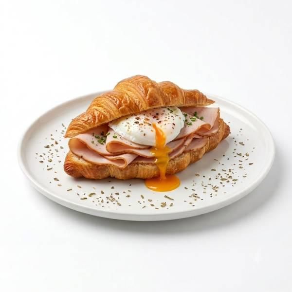 Croissant à la Dinde Fumée