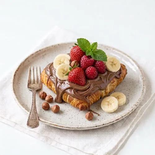 Croissant Nutella Fruits