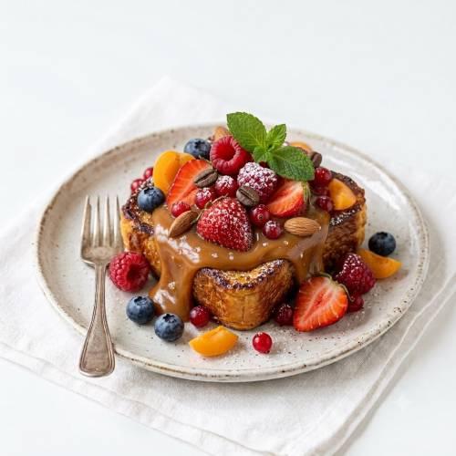 Pain Perdu Caramel Beurre Salé & Fruits
