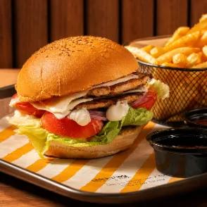 Smash Chicken Burger