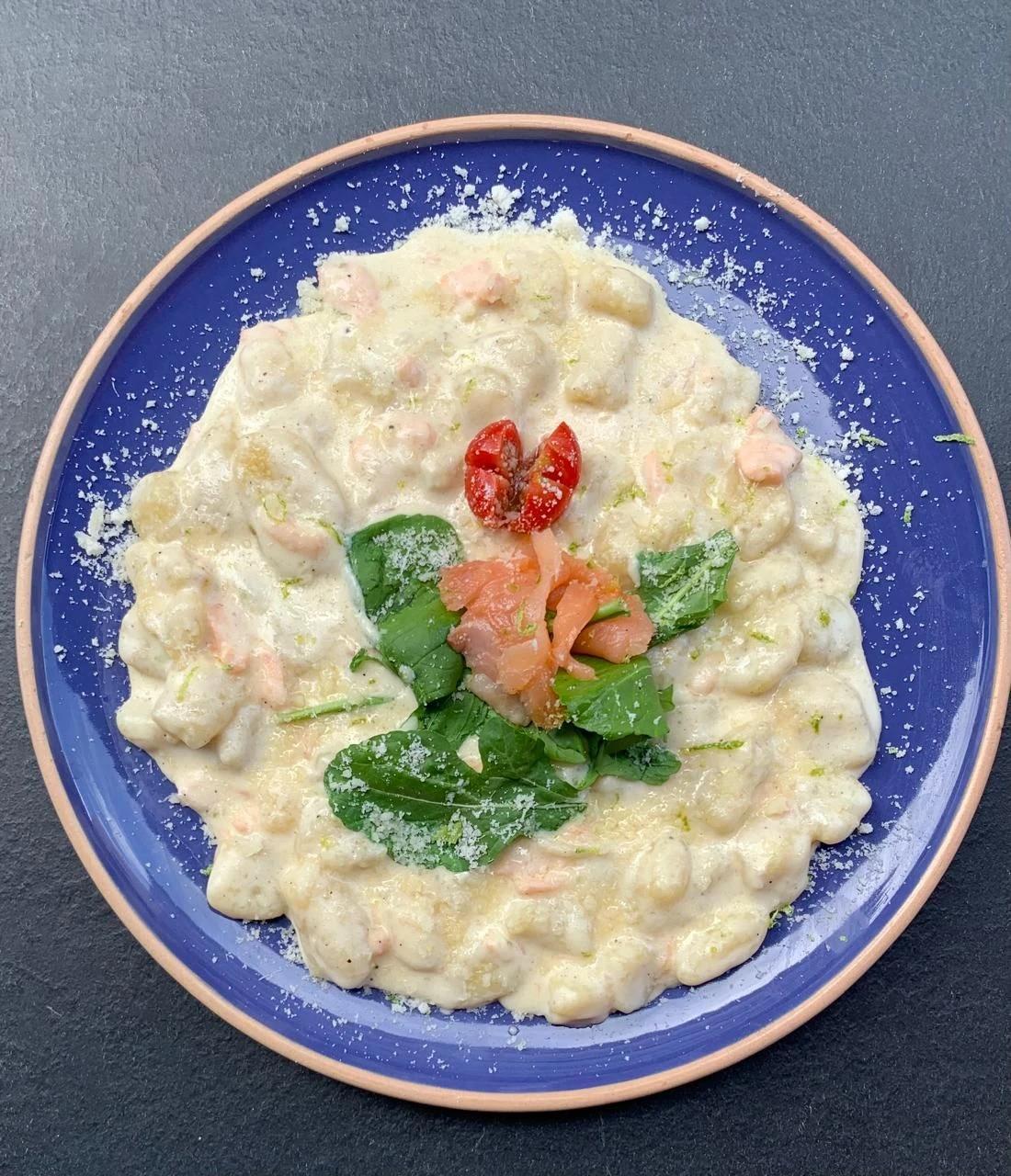 Gnocchi el Salmone