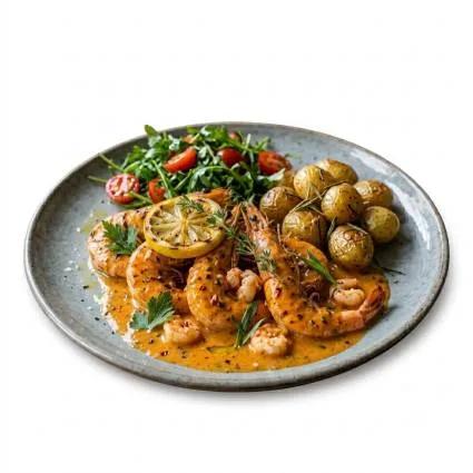 Crevettes en Sauce