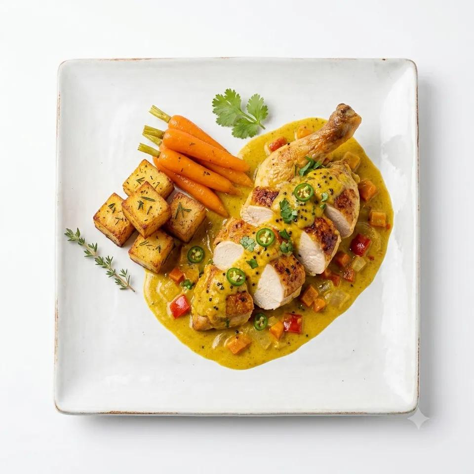 Suprême de Poulet au Curry