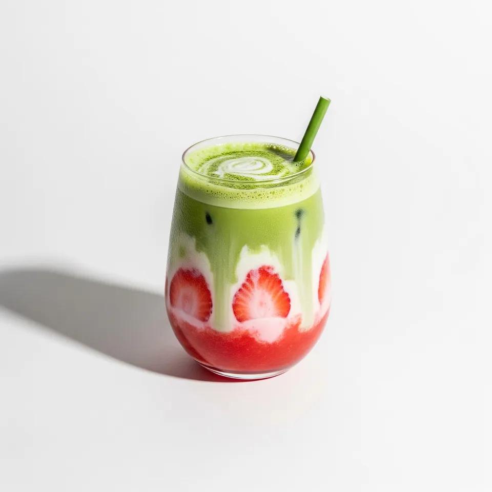 Strawberry Matcha Latte