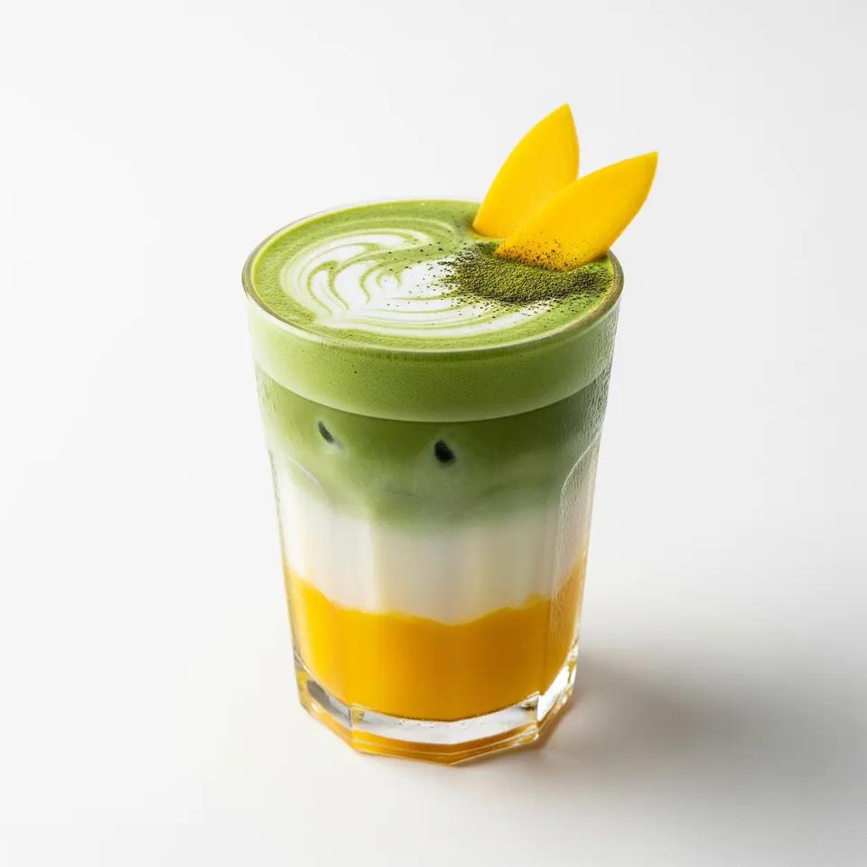 Mango Matcha Latte