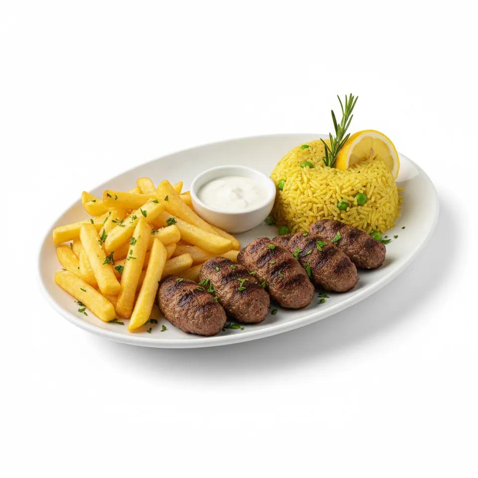 Plat 3 Brochettes Kebab Viande