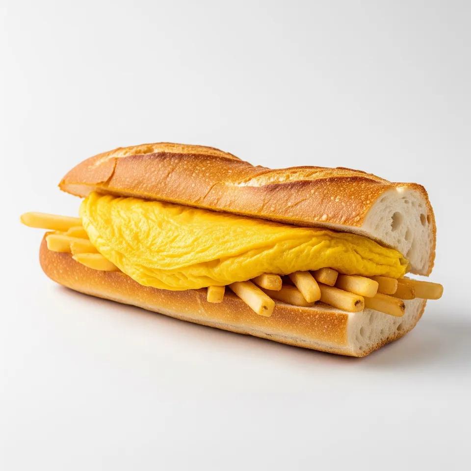 Sandwich Frites Omelette