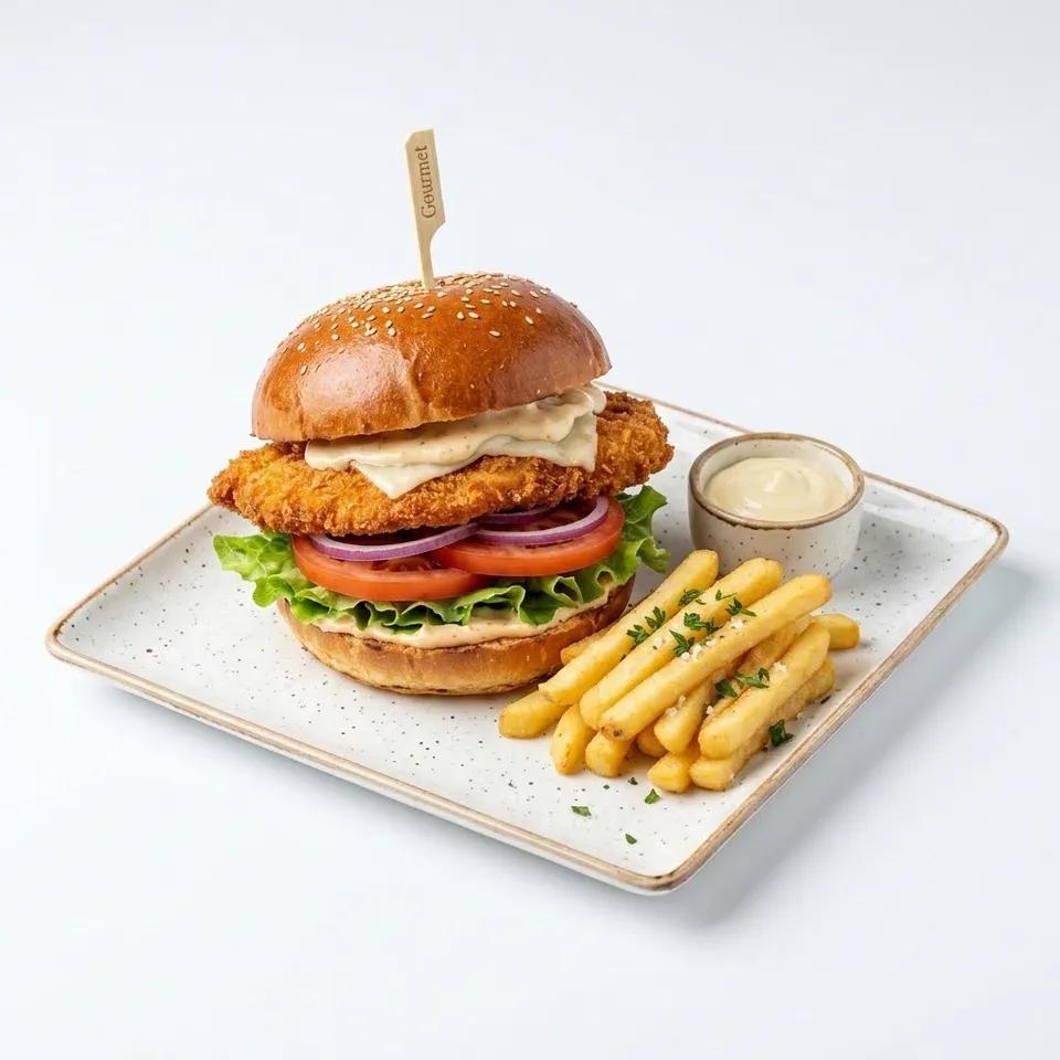 Plat Hamburger Escalope