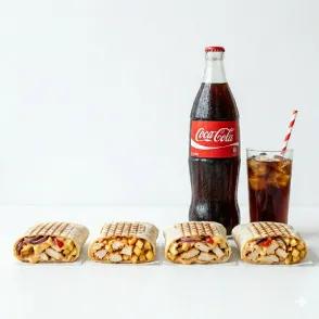 4 Tacos Poulet+ Boisson 1L