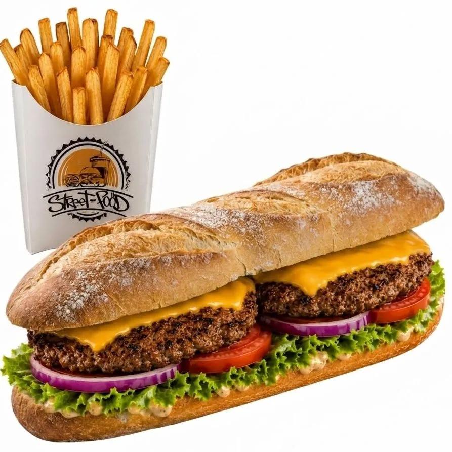 SANDWICH VIANDE HACHEE