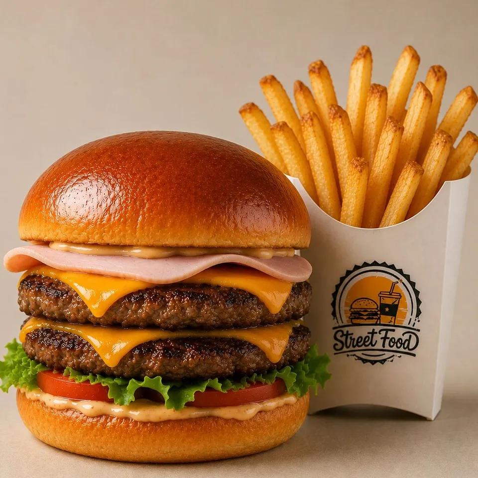 Double Bacon Burger