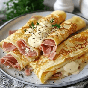 Crêpe Jambon Fromage