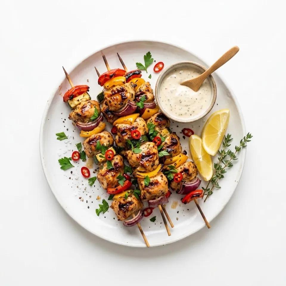 Brochettes De Poulet Royal