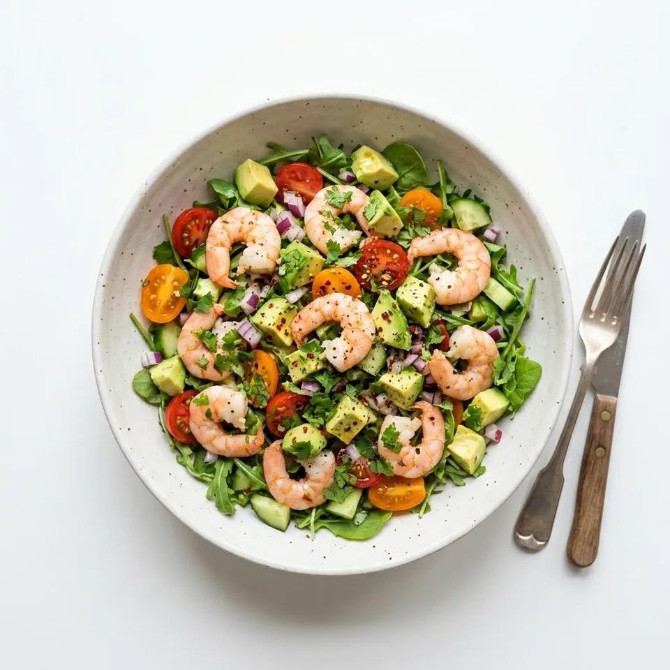 Salade D'Avocat Aux Crevettes