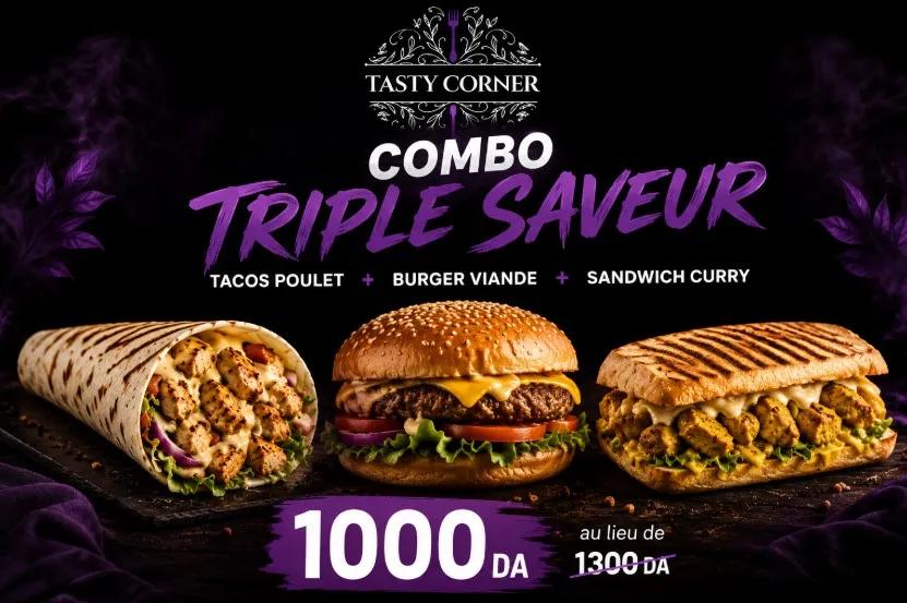 Combo Triple Saveur🔥