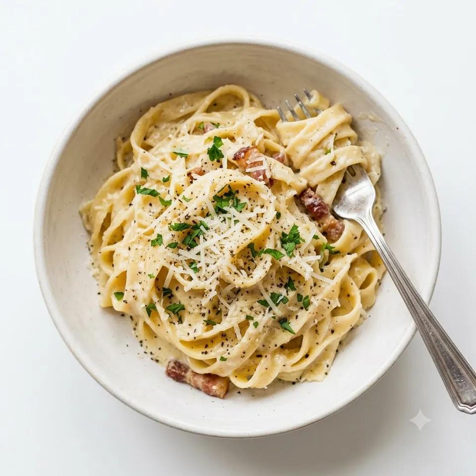 Tagliatelles Carbonara