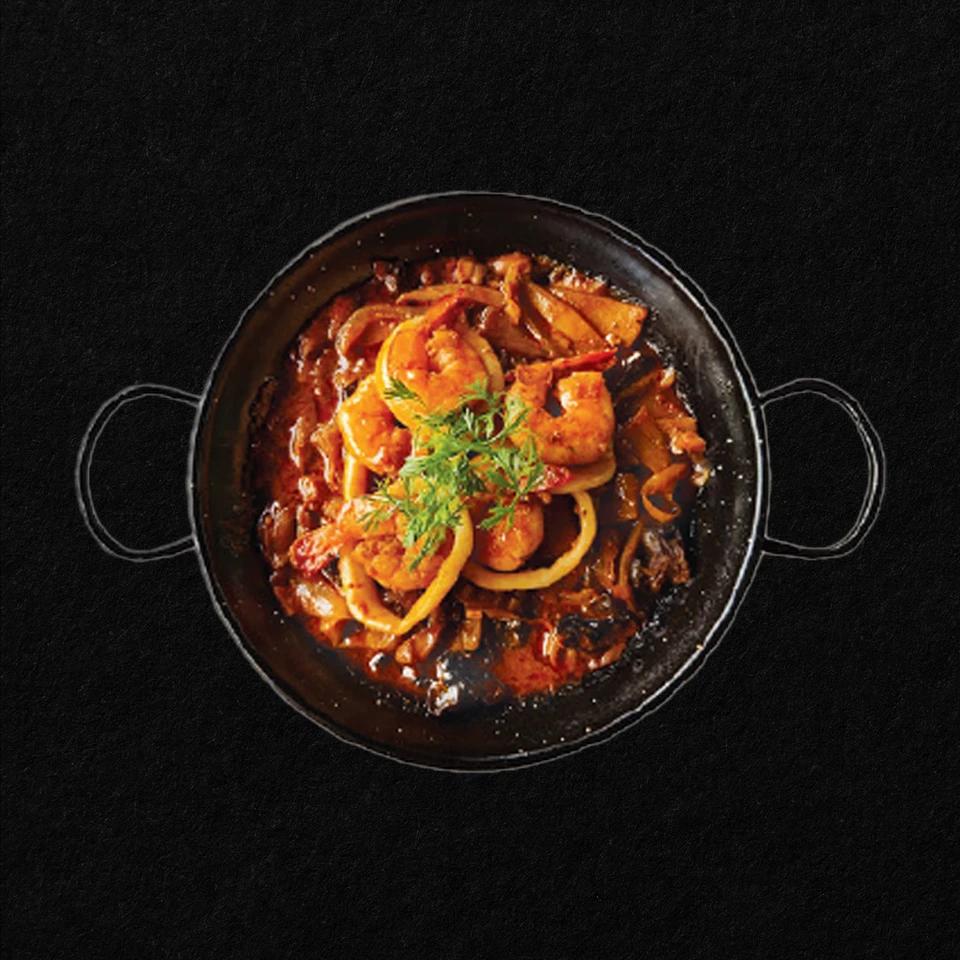 Plats Saté Crevettes