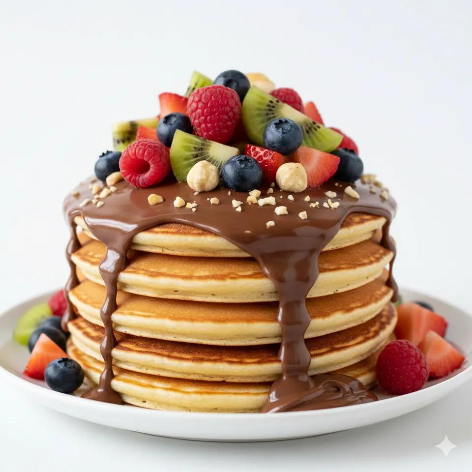 Pancake Fruits de saison nutella